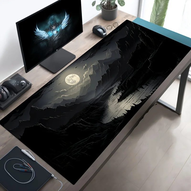 Laptop Cooling Pad - لوحة ماوس كبيرة من جلد البولي