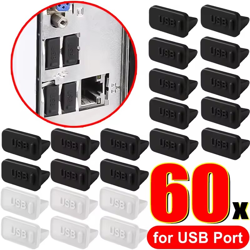 Laptop Charger - غطاء حماية من الغبار لمنفذ شحن