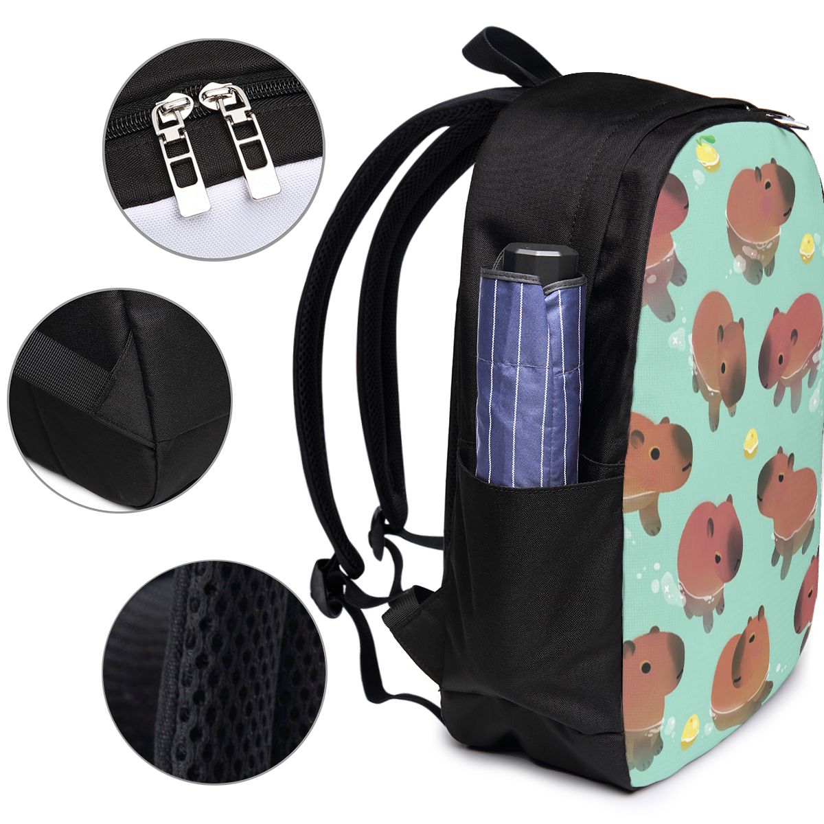 حقيبة ظهر بنمط حيوان الكابيبار - مراجعة Laptop Bag وسعره