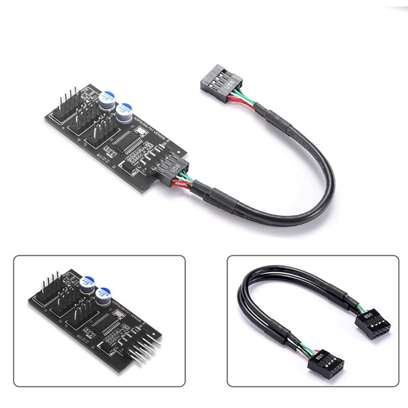 موصل موزع USB من نوع ABQX 9Pin - مراجعة Usb Hub وسعره