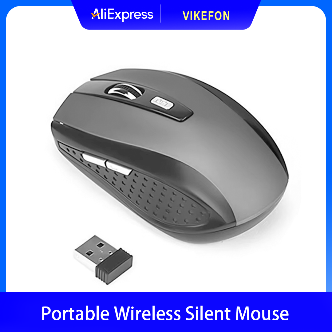 فأرة لاسلكية صامتة، تعمل بتقني - مراجعة Laptop Mouse وسعره