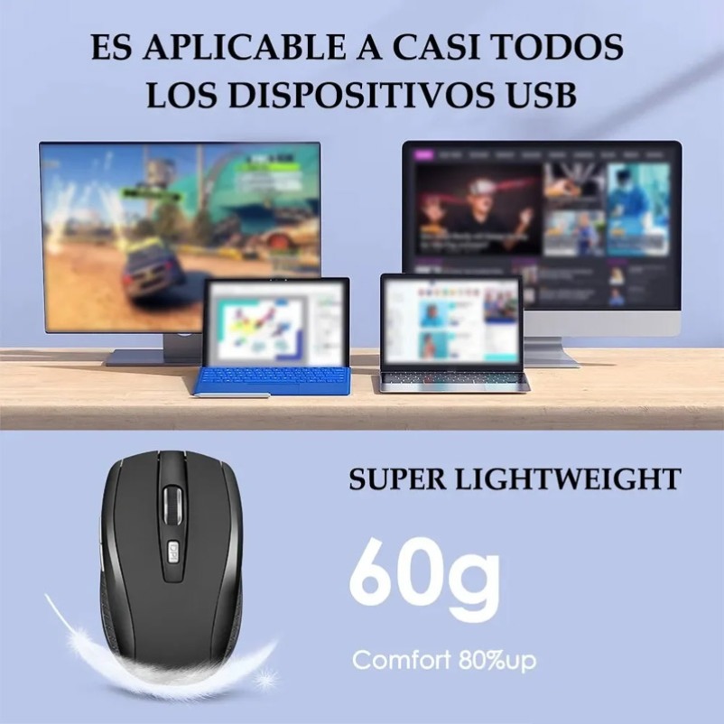 فأرة لاسلكية صامتة، تعمل بتقني - مراجعة Laptop Mouse وسعره