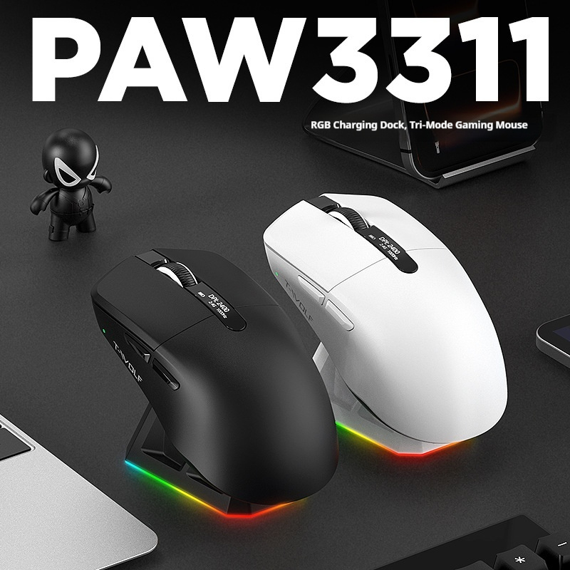 فأرة ألعاب لاسلكية T-Wolf X12، - مراجعة Laptop Mouse وسعره