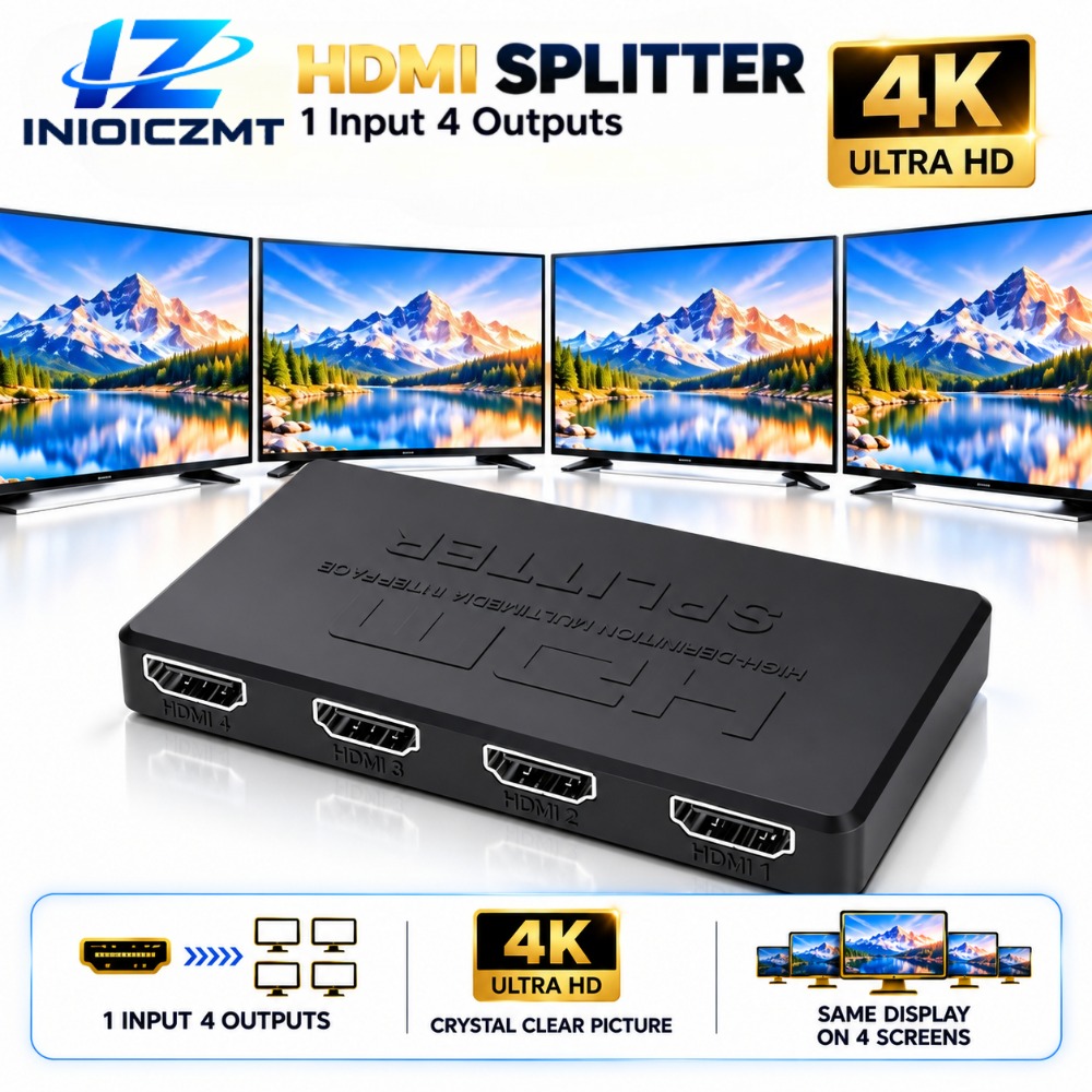 1 مدخل، 2 مخرج، 4K، 2K، موزع H - مراجعة Hdmi Cable وسعره