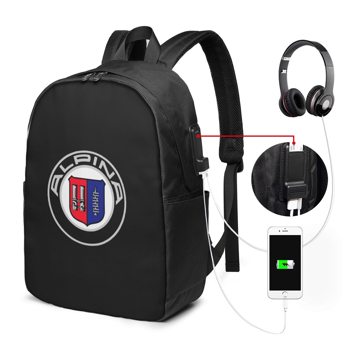 حقيبة ظهر من ألبينا - حقيبة ظه - مراجعة Laptop Bag وسعره