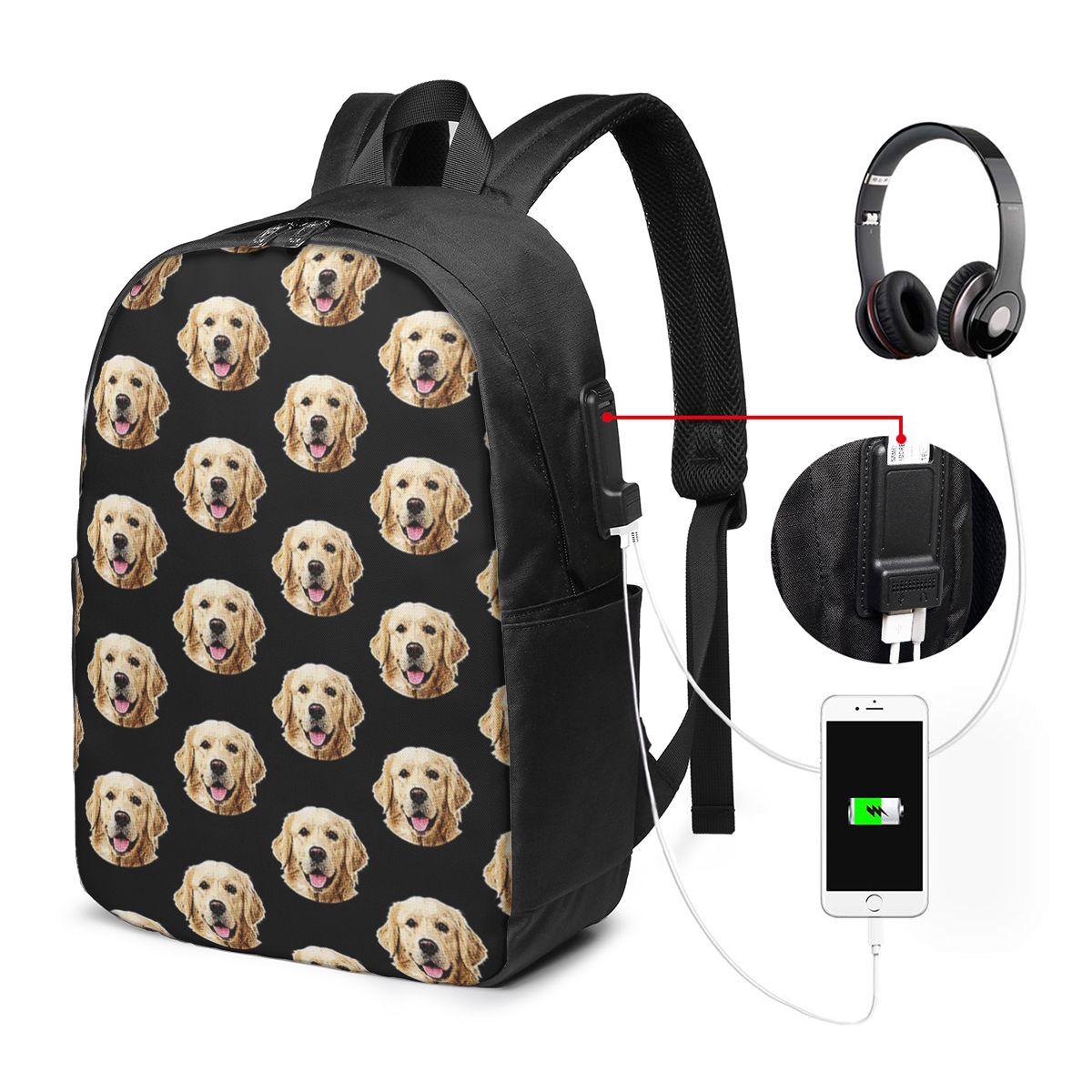 حقيبة ظهر مضحكة على شكل وجه كل - مراجعة Laptop Bag وسعره