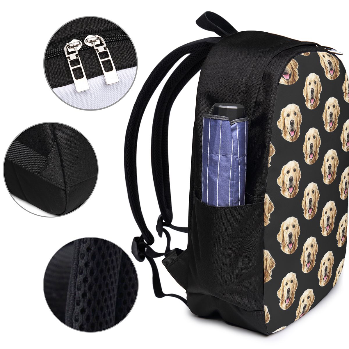 حقيبة ظهر مضحكة على شكل وجه كل - مراجعة Laptop Bag وسعره