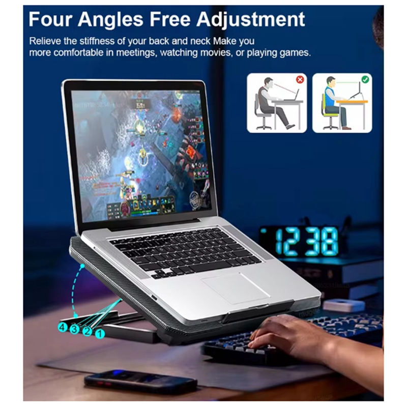 مبرد كمبيوتر محمول للألعاب لأج - مراجعة Laptop Stand وسعره
