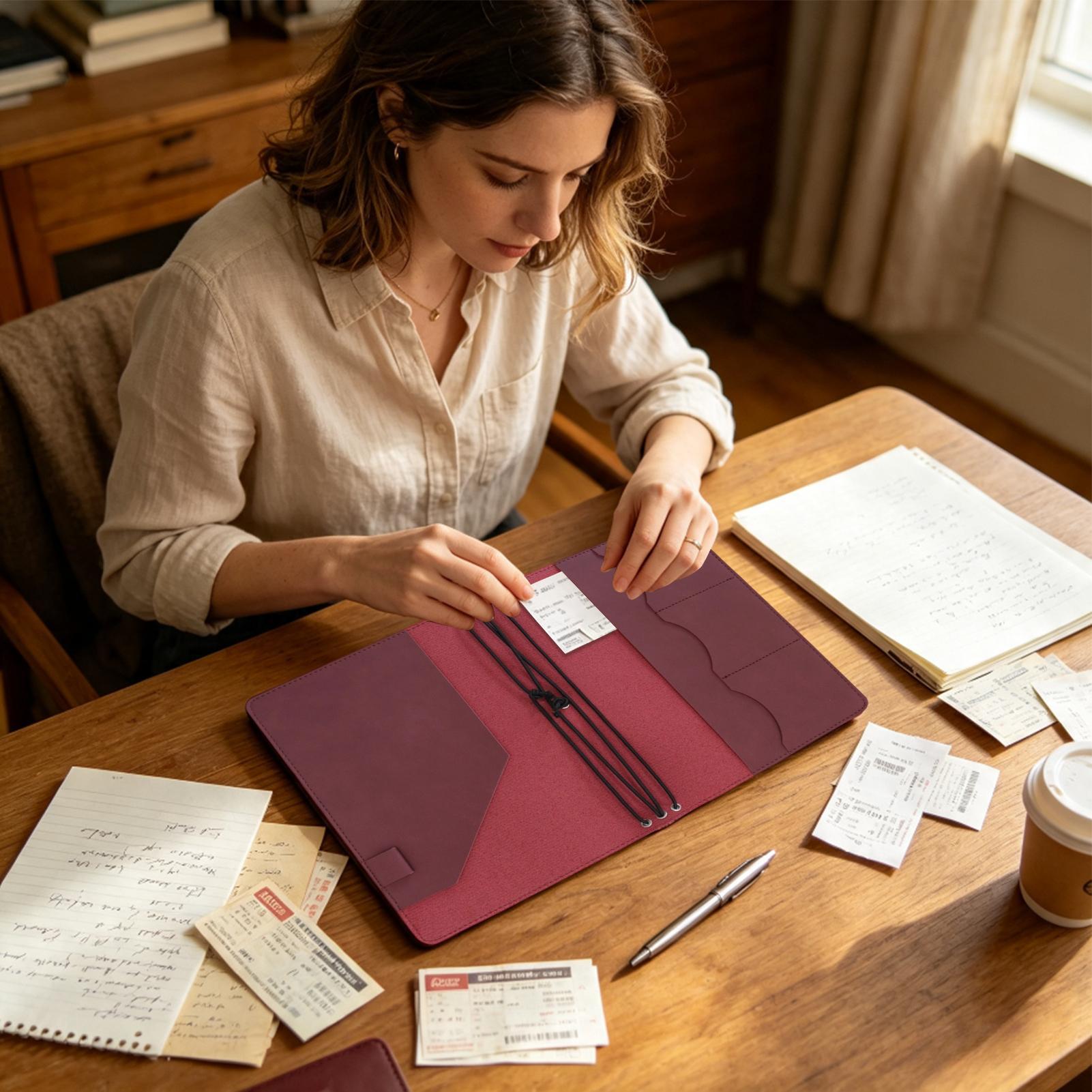 غلاف دفتر يوميات A5 من الجلد ا - مراجعة Laptop Sleeve وسعره